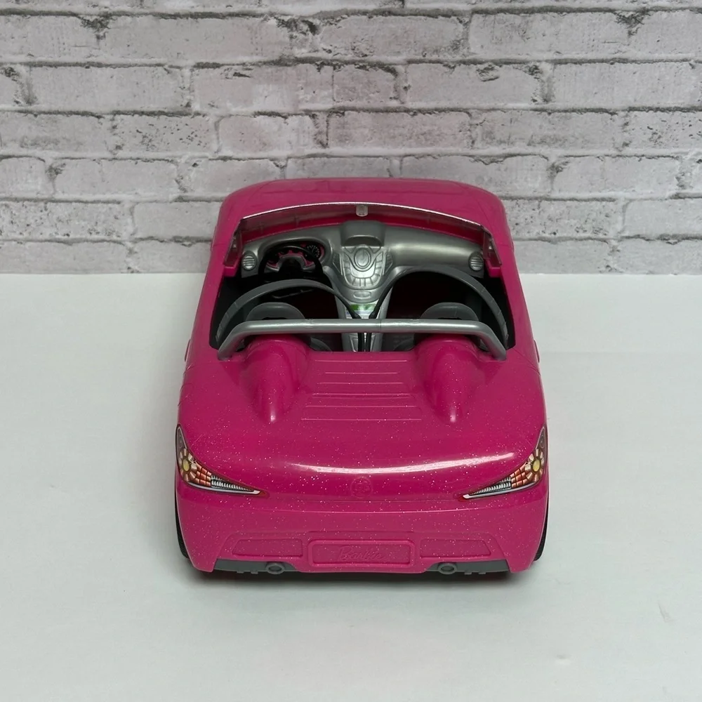 Barbie Hot Pink Convertible Cruiser 2013 BDF38 Glitter Glam Mattel Car